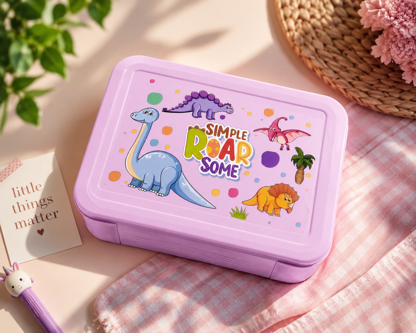Kids Lunch Box with Compartments Leak Proof Food Storage